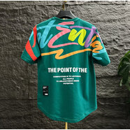 星宿搖（xingsuyao）2025新款短袖t恤男ins潮牌歐美嘻哈風(fēng)圓領(lǐng)打底衫上衣夏季 綠色 2XL