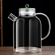 德國進口品質(zhì)耐高溫全玻璃煮茶養(yǎng)生壺電陶爐加厚大容量純玻璃燒水 特大號綠珠燒水壺不帶內(nèi)膽容量：2400ml 1L以上
