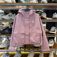 MLB全球購 韓國 MLB 25休閑簡(jiǎn)約百搭沖鋒衣夾克外套 粉紅色3FWJB0151-PPM S