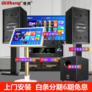奇聲家庭ktv音響套裝點(diǎn)歌機(jī)卡拉ok點(diǎn)唱一體機(jī)家用家庭影院K歌會(huì)議室設(shè)備全套電視客廳音箱專業(yè)唱歌組合 專業(yè)版+22寸點(diǎn)歌機(jī)+四支話筒+炮