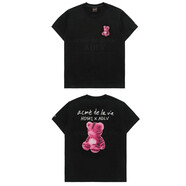 OEINGadlv新款韓國直郵短袖T恤HOSHI線(xiàn)條老虎權順榮寬松情侶裝夏季 黑色 背后老虎 均碼 1碼85-140斤