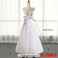 范哲莎Lolita超蓬花嫁裙撐生日成人禮服公主蓬蓬裙撐新娘婚紗長(zhǎng)款魚(yú)骨撐 單圈魚(yú)骨撐束腰/款