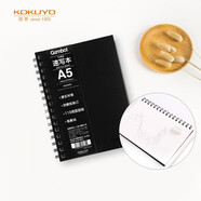 國譽(yù)(KOKUYO)Gambol學(xué)生辦公雙螺旋線圈筆記本子記事本速寫本 A5/60張 1本 WCN-GSK3660