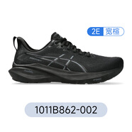 亞瑟士（asics）GT2000 12 男跑鞋13黑武士GTX穩定支撐跑步鞋緩震運動(dòng) 1011B862-002 2E寬楦【GT2000 40.5 us7.5_255