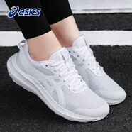 asics亞瑟士女鞋跑步鞋秋季新款耐磨緩沖跑鞋輕便透氣學(xué)生運(yùn)動(dòng)鞋子女 白色 39.5