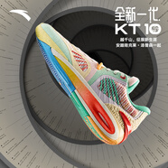 安踏KT10丨氮科技籃球鞋抗扭耐磨防滑實(shí)戰(zhàn)低幫碳板運(yùn)動(dòng)鞋112511101 圣誕-7 42 (260mm)