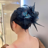 唐芙妮展現你的獨特魅力時(shí)尚黑色蝴蝶百搭鯊魚(yú)夾精致優(yōu)雅后腦勺盤(pán)發(fā)器 精美抓夾彩黑色