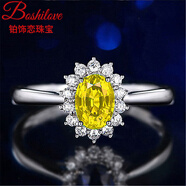 DL 1998胖東來(lái)同款綠寶石戒指925銀祖母l綠藍水晶紅寶l石紅瑪瑙可調節女 黃鉆寶石戒