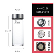希諾（HEENOOR）經(jīng)典水杯單層加厚防爆花茶杯玻璃杯/6016/6017 新品+杯套+杯刷+除污垢 升 6016L