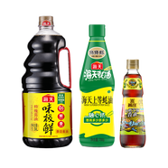 海天 特級生抽味極鮮1.9L+上等蠔油700g+燕莊小磨香油300ml