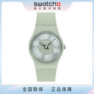 斯沃琪【新年禮物】Swatch斯沃琪瑞士手表新款小表盤女學(xué)生石英腕表 玉髓瑩輝 LG131