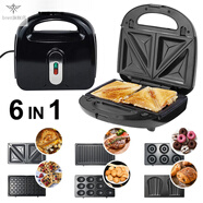 SMVP家用帕尼尼三明治機早餐烤面包吐司sandwichpaninimakertoaster 6in1SK908
