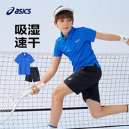 亞瑟士（asics）童裝2025年夏季男女童吸濕速干網(wǎng)球POLO運(yùn)動(dòng)套裝332251192327