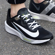 耐克（NIKE）跑步鞋男鞋 新款zoom緩震運(yùn)動(dòng)鞋慢跑鞋輕便跑鞋 ZOOMFLY4/黑白 40 (250mm)