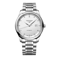 浪琴（LONGINES）瑞士手表男名匠系列時(shí)尚簡約男士手表商務(wù)休閑自動(dòng)機(jī)械男表 L2.893.4.77.6銀盤鑲鉆42mm