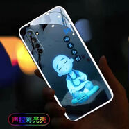 一芯相守來電閃發(fā)光OPPOa1pro手機殼女款a11x聲控a11潮a11s套k7 k7x k5 a1 oppok5 玄黑兔[聲控7彩發(fā)光]