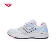 普尼（PONY）男女情侶MJ復古潮流網(wǎng)面休閑透氣跑鞋老爹鞋厚底運動(dòng)跑步鞋 白/藍/粉241U1MJ01PK 36 腳長(cháng)23cm