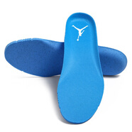 暗軒（ANXUAN）適配Jordan AJ312 5 11鞋墊原廠Dunk耐克減震喬丹紅腳趾運(yùn)動(dòng)吸汗 AJ 藍(lán)色U型 (一雙裝) 39.5碼