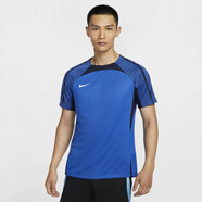 耐克（NIKE）男子速干短袖足球上衣T恤夏季定制隊服HF0525 463寶藍/黑曜石色/白 S