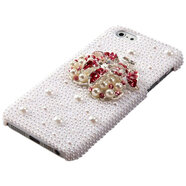 MYBATMYBAT Pearl 3D Diamante Case for iPhone 5/5S