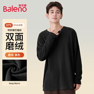 班尼路（Baleno）加絨長袖T恤男冬季寬松百搭保暖男士打底衫休閑圓領內(nèi)搭男款上衣
