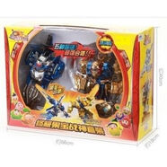 果寶特攻七合體果寶特攻3七合一玩具2果寶基地國寶特攻果寶戰神 二代終極果寶戰神套裝 奧迪雙鉆