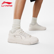 李寧運動(dòng)鞋男秋2025新款輕便百搭耐磨透氣潮流跑步鞋運動(dòng)休閑鞋 乳白色/淺石灰【COMMON 80S】 40