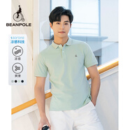 beanpole濱波【涼感】2025春夏新款男士索羅娜涼感T恤polo衫 草綠色 XL 185/100A
