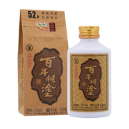 百年糊涂經(jīng)典小百年33/52度濃香型125ml水泥袋高粱瓶裝貴州茅臺(tái)鎮(zhèn)純糧白酒 52%vol 125mL 1瓶 經(jīng)典小百年