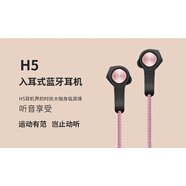 B&Obeo H5 藍(lán)牙高保真無線運(yùn)動(dòng)跑步入耳式手機(jī)通話耳機(jī)耳塞 提示:官方包裝拒絕試用退貨 官方標(biāo)配