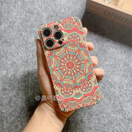貓漫尖森林動(dòng)物適用iPhone15/12pro圖騰保護套蘋(píng)果7plus/8軟殼硅膠xr蘋(píng)果14proMax/11/13proMax/xs浮雕6s J81粉圖騰軟殼 iPhone16plus