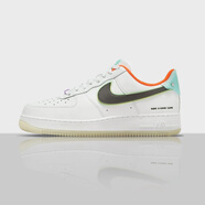 耐克（NIKE）【尖貨】Air Force AF1板鞋男空軍一號低幫秋冬季透氣休閑運動(dòng)鞋 DO2333-101 白橙電玩 41