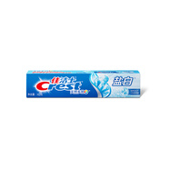 佳潔士牙膏天然多效清新口氣防蛀3D炫白珍珠鹽白強根固齒草本清爽薄荷 鹽白140克