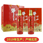 牛欄山百年陳釀紅順5伍  濃香型純糧白酒 42度 500mL 2瓶 配袋