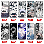 HERONSWINGiqooneo10手機殼neo9pro卡通neo9spro+動(dòng)漫neo8pro防摔neo10pro潮 咒術(shù)回戰-五條悟乙骨憂(yōu)太-動(dòng)漫 液態(tài)硅膠黑邊框-下單留言型號