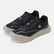 迪桑特（DESCENTE）男女鞋 Terrain D 懶人鞋 新款輕便防滑透氣  百搭日常運動休閑鞋 黑色/ BLACK 36.5 (230mm)