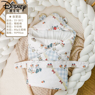 迪士尼（Disney）嬰兒包被純棉新生兒抱被春秋夏季初生寶寶襁褓包裹豆豆絨安撫蓋被 四季產(chǎn)房款-貝蒂花語 適合23-28 90x90cm