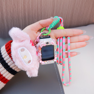 岧峣適用小米米兔兒童電話(huà)手表6C/5C/C7A/7X表帶掛脖6/6X尼龍加粗掛繩2S/4C保護套吊墜繩通用配件 先選下面型號：【美樂(lè )蒂】公仔掛繩 適用：米兔C7A/7/7X/S1【贈拆卸工具】