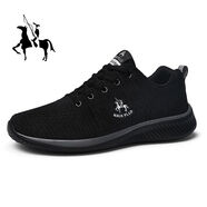 奈客保羅（Naikpllo）網(wǎng)鞋男鞋夏季新款透氣防臭運(yùn)動(dòng)鞋休閑鞋旅游百搭鞋子男潮 黑灰 41