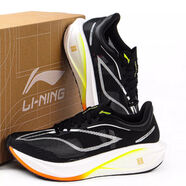 李寧（LI-NING）李寧飛電5C超?跑步鞋 男碳板回彈競速專業(yè)馬拉松運動鞋ARMV001 39黑色 ARMV001-4