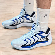 耐克（NIKE）男鞋 Zoom KD16 EP 杜蘭特16代戰(zhàn)靴 男子氣墊實戰(zhàn)運(yùn)動籃球鞋男 FJ9488-100白藍(lán)黑/KD17 43