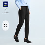 海瀾之家（HLA）西褲男25新款輕商務(wù)時(shí)尚系列微彈褲子男春季 黑色20 31 170/78A 推薦119~126斤