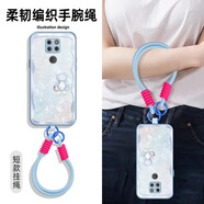 貝雯 華為mate20手機(jī)殼女mate20pro小羊皮腕帶女2025新款全包幸運(yùn)鉆石小熊編織斜挎背帶防摔保護(hù)套 遠(yuǎn)峰藍(lán)-藍(lán)幸運(yùn)鉆熊+掛件B088 mate20pro