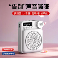 慕選G6藍牙小蜜蜂擴音器教師上課專(zhuān)用無(wú)線(xiàn)領(lǐng)夾式大音量老師講課教學(xué)小型便攜式腰耳麥擴音機大功率導游 【旗艦版】象牙白+領(lǐng)夾手持一體