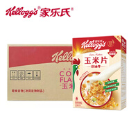 家樂氏（Kellogg‘s） 早餐即食沖飲營(yíng)養(yǎng)代餐原味玉米片輕食飽腹泡牛奶香甜玉米片脆片 【整箱】原味玉米片500g*18