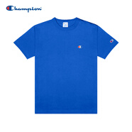 Champion冠軍t恤男24新款純棉情侶寬松短袖上衣 M603深藍(lán)色 L 