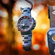 卡西歐表男登山表PROTREK太陽(yáng)能電波戶(hù)外運動(dòng)多功能日韓表多重感應 PRW-60YT-1PR