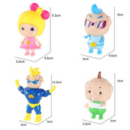 RSRDDY動(dòng)漫公仔裝飾夢(mèng)想五靈守衛者波比卡通 豬豬俠四只