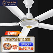 遠東 吊扇電風扇工業(yè)樓頂扇純銅大風量宿舍學校吸頂風扇 1.4米56吋五葉壁控【純銅芯-大風量】