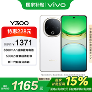 vivo Y300 8GB+256GB 瑞雪白 政府補(bǔ)貼 6500mAh藍(lán)海電池 護(hù)眼直屏 AI手機(jī)【移動(dòng)補(bǔ)貼】